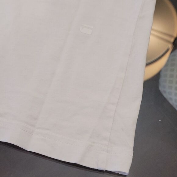 G Star Raw White Logo T Shirt - Picture 5 of 6
